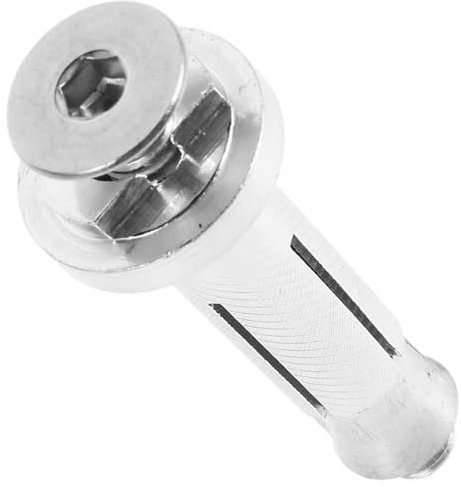 Ciieeo Kit di Montaggio Paramani per Bicicletta e Motocicletta in Alluminio Argento Viti di Fissaggio 22/28mm, Accessori Resistenti per Manubrio Fuoristrada e Strada, Design Elegante