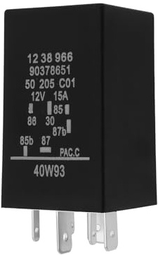 YINETTECH Relé de Bomba de Combustible de 6 Pines (90378651-1238966) Compatible con Opel Ascona C (1986-1988)