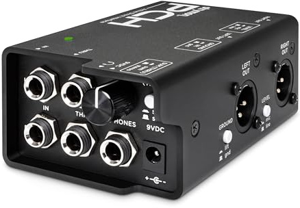 Strymon PCH Stereo Active Direct Interface DI Box with Studio Headphone Amplifier for Guitar, Pedalboards, Synth, Keyboard