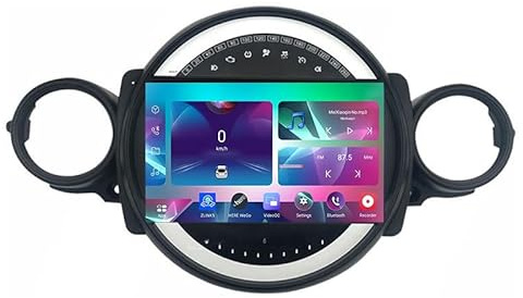 YIANKWY Android 15 Radio Estéreo 9 Inch Pantalla Táctil Capacitiva Navegación GPS USB 4G Red WLAN Bluetooth para BMW Mini Cooper R56 R60 R51 2007-2015 Audio FM/Am/RDS Radio Video Player WiFi SWC
