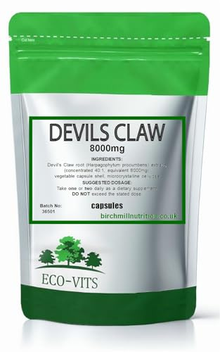 Devils Claw 8000mg 240 caps Anti INFLAMMATORY Pain Relief, Joint Health & Flexibility, Mobility & Comfort, Bones & Joints, Joint & Muscle Support
