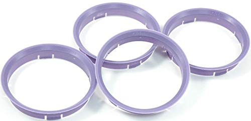 4x Zentrierringe 74,1-72,6 | 74.1 auf 72.6 | Lila