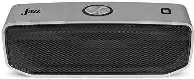 JAZ Speaker Wireless Stereo da 20W con scocca in Metallo e comandi integrati per Musica e chiamate, autonomia Batteria 4 Ore, Cavi USB e Jack Inclusi