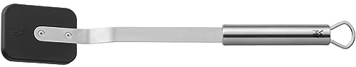 WMF BBQ Grillbürste lang 43 x 7 cm, Grill-Reinigungs-Bürste, auswechselbarer Messing-Bürstenkopf - für jegliche Arten von Grills