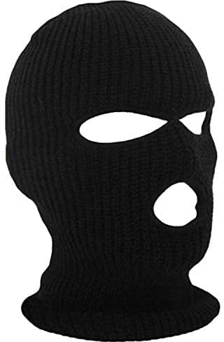 JIAHG Kopfhaube Balaclava Mütze 3-Loch Sturmhaube Gesichtshaube Damen Herren Gesichtsmaske Vollgesichtsmaske Skimütze Wintermütze für Motorrad Fahrrad Jagd Radfahren Ski Gesichtsschutz