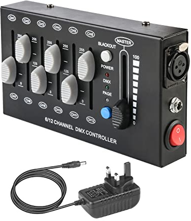 Dmx 512 Konsole, 12-K Dmx Controller, Controlador Dmx 512 Controller, Control Dmx Light Controller Board, Mini Portable Dj Lights Dmx Controller für DMX Light Control
