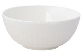 Easy Life - SALADIER en Porcelaine Drops White 20 CM - EASYLIFE
