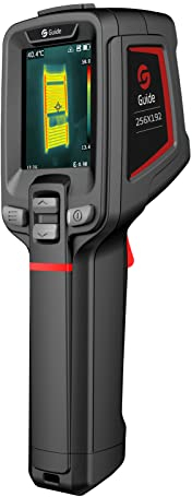 Irfora PC210 Werkzeugähnliche Wärmebildkamera 2000 mAh Wiederaufladbare Wärmebildkamera LCD Digitale Industrie-Infrarotkamera Thermografische Kamera Tragbares 256 × 192 IR-Auflösung -20,kein Adapter
