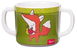sigikid 25398 Tasse pour enfant Renard Forest Fox rPET recommandée pour les enfants âgés de 2 ans Durable, robuste et durable