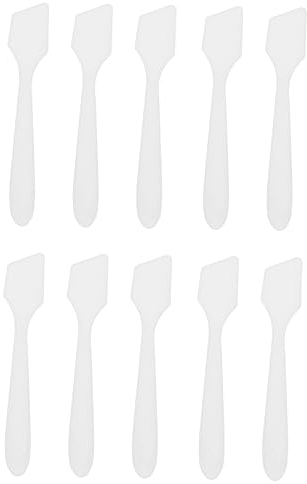 FRCOLOR 200pezzi Spatole Cosmetiche Mini Per Crema Viso Utensili Per Applicazione Maschera e Crema Strumenti Di Bellezza Pratici e Leggeri Per Donne