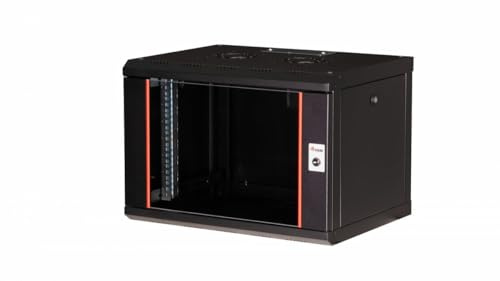 Equip serverskåp 19 tum 07U 600 x 450 mm glasdörr svart