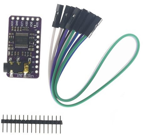 VOANZO Modulo PCM5102 Scheda di decodifica DAC Audio Convertitore Digitale-analogico Modulo Audio Digitale Senza Perdita Adatto per modulo vocale Arduino