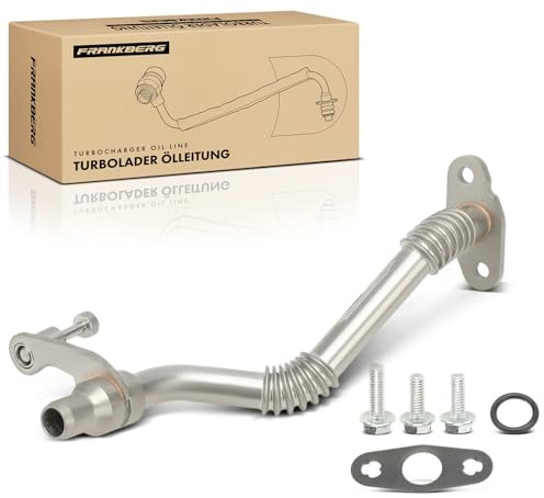 Frankberg oolleitung Turbolader TL111 | Kompatibel mit 5er Gran Turismo F07, X5 E70, 5er F10, 6er Coupe F13, 6er Cabriolet F12, 5er Touring F11, X6 E71 E72