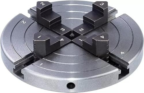 Amz873 - Mandrino per tornio per legno, autocentrante, 4 ganasce, 15,2 cm, 2,5 x 8 tpi, autocentrante