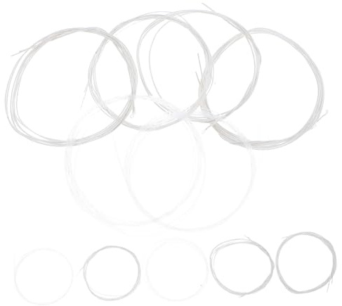 Toddmomy 11 Stück Oud Saitenset Versilberte Nylon und Kupferlegierungssaiten Langlebig mit Robuster Beschichtung Ausgewogene Spannung für Warmen Klang Geeignet für Professionelle Auftritte