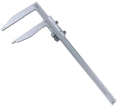 perfeclan Calibrador Vernier de acero inoxidable, manual, multiusos, profesional, resistente, 0 pulgadas/0,02 mm, 0-12 pulgadas/0-300 mm