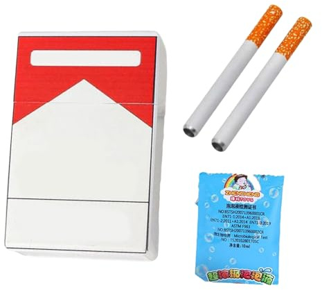 Seifenblasenspielzeug Zigarette, Gefälschte Zigarettenblasenmaschine, Mini-Blasen-Blasen-Spielzeug, Blasen-Lösung, Blasen-Zigaretten, Spielzeug, Stressabbau (A)