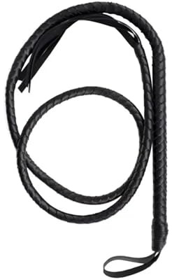 Generisch 190 cm - Frusta in pelle PU stile western per esercizi di equitazione