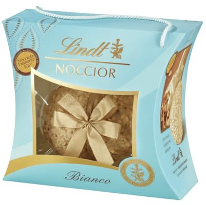 Uovo di Cioccolato Lindt Noccior Cioccolato Bianco con Nocciole 390 g