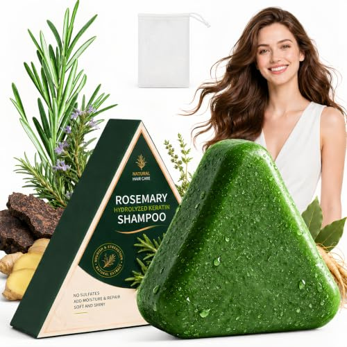 2026 Latest Hair Soap, Korean Scalp Revival Bar Scalp Care Shampoo Bar Rosemary Regrowth Shampoo Bar for Dry, Oily & Sensitive Scalp, Natural Botanical Anti-Hair Loss Hydrating Herbal Care, 120g