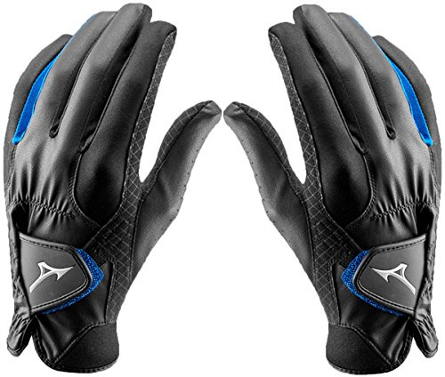 Mizuno Rainfit Golfhandschuh, Herren, Schwarz, M