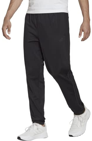 Adidas Herren Hose Essentials Warm-up Slim Tapered 3-Stripes Tracksuit Bottoms