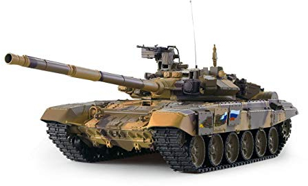 Amewi RC Panzer T-90, T90 1:16 Advanced Line, Metallgetriebe, IR/BB Schusskunktion, Rauch