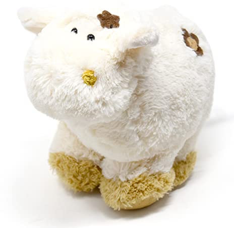 tachi Kuscheltier Schäfchen 27 cm, Stehendes Stofftier Schaf Natur Weiß, Plüschtier weich