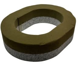 Seat Flor Steckschaum in Buchstabenform, A-Z (Höhe 25 cm) Steckschaum für Blumenschmuck (Buchstabe O)