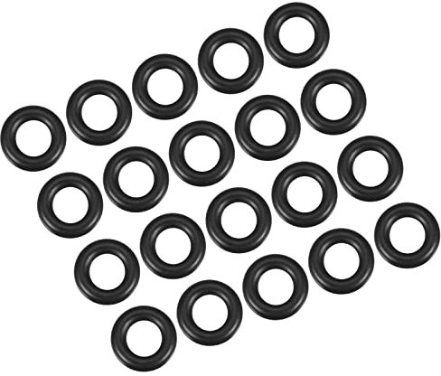 QUARKZMAN Nitrile Gomma O-Ring 17mm x 10mm x 3,5mm Guarnizioni di Tenuta Anelli Rubinetti Rotondo Guarnizione Rondella per Rubinetto Idraulica Riparazione Sigillatura Connessione, 20 Pezzi