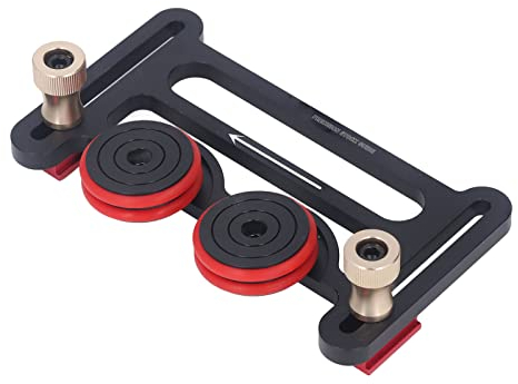 Guide a Rulli per la Lavorazione del Legno per da Banco, con Blocchi di Scorrimento, Rullo Guida di Alimentazione a Doppio Cuscinetto per da Banco, Banco Fresatrice,