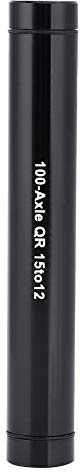 Oumefar Fahrrad-Radgabelachse, Aluminiumlegierung, Fahrrad-Steckachse, Nabenadapter, 15 Mm auf 12 Mm, Schnellspanner, Robust, Ultraleicht, Werkzeuglose Installation für