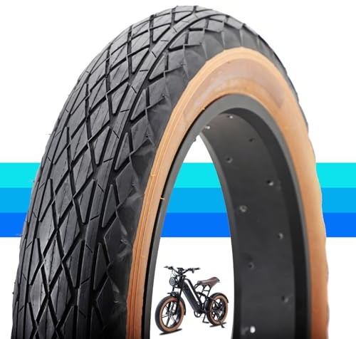BaiWon Fat-Bike-Reifen, 20x4,0(100-599) Fat-Reifen, verbreiternder Strand-Fahrrad-Fat-Reifen, rutschfeste, zusammenklappbare Elektrofahrradreifen, Fat-Bike-Reifen-Ersatzset 20x4,0 | 20 PSI