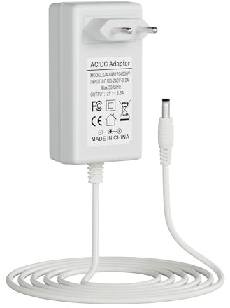 12V 3,5A Netzteil Ladegerät - Kompatibel mit Fritz!Box 7530 AX, 7690, 6690 Cable, 5590 Fiber, 5530 Fiber, 7490, 7510 - WLAN Router Ladekabel, AC Adapter, 5.5 * 2.1mm
