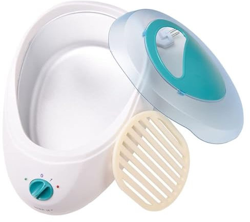 X&Z-XAOY Bagno di Paraffina per Mani E Piedi Dispositivo Professionale per Bagno di Paraffina A Riscaldamento Rapido Scaldacera E Riscaldatore da 2,5 L(Blue)