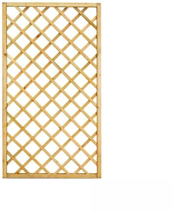 Mondo Viro Grigliato brise-vue Alghero pour plantes grimpantes en bois (Beige, 60 x 180 cm)