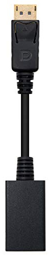 Blendend Conversor DisplayPort a HDMI 15 cm, DP/M-HDMI/H, Ideal para conectar Dispositivos con Salida DisplayPort a Pantallas HDMI.