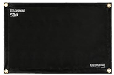 Feuerfeste Matte, runde Grillmatte für den Außenbereich – tragbarer feuerfester Outdoor-Teppich, Feuerstellen-Pad, Deckschutz für Gras, Holzkohlegrills
