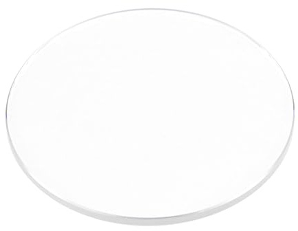 QUARKZMAN Verre de Montre en Cristal 39.5mm Diamètre 1.5mm Épais Ronds et Plats Verres de Montre en Saphir Transparent, Verres de Remplacement pour Réparation d'Horloger