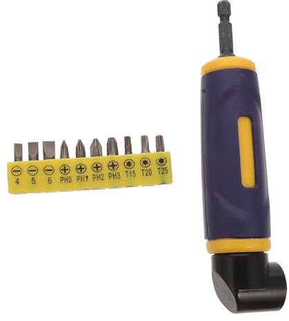 Housoutil 1 Accesorio De Taladro Angular Compatible Con Adaptador De Ángulo Recto De 90 Grados Para Taladro Atornillador Angular