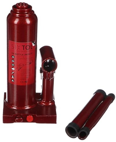 SIXTOL SX Bottle Jack Premium 3T | Cric hydraulique Bouteille Robuste | Levage Voiture, remorque, Moto