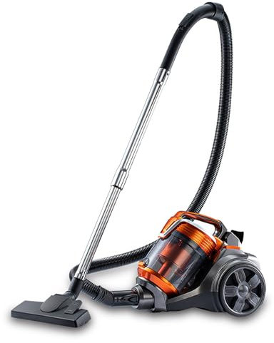 QWAXTRIW Cylinder Vacuum Cleaner,3600W Cyclonic Carpet and Hard Floor Cleaner,HEPA Filter,Lightweight and Extendable Hose