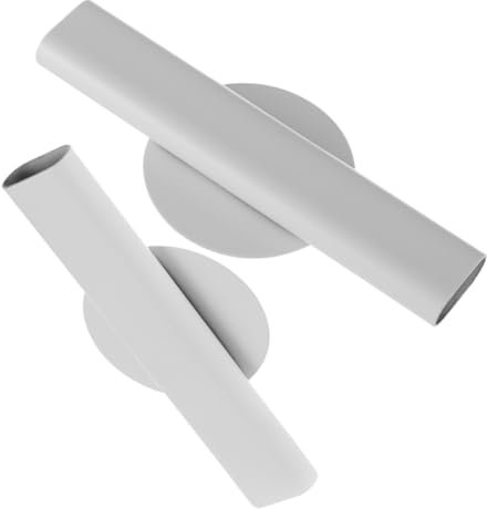 UPKOCH 2piezas Tubos De Flores Nórdicos para Decoración De Pared Florero De Metal para Flores Secas