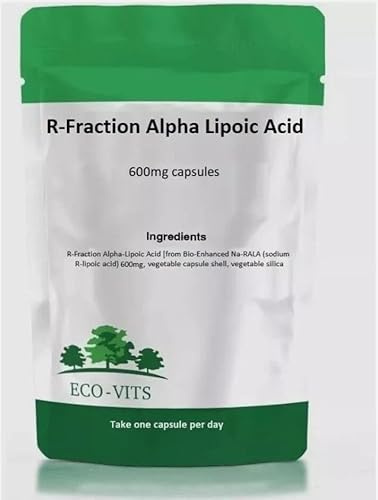ECO-VITS R-Fraction Ácido alfa lipoico 600 mg 365 cápsulas