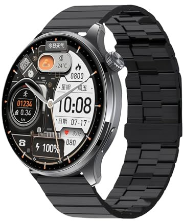 Smartwatch con Mapas 3D, Doble Pago Offline, NFC, Modo Deportivo Y Monitorización De Salud, Pantalla HD De 1,53 Pulgadas, Resistencia Al Agua IP6X, Compatible con Sistemas Android E iOS