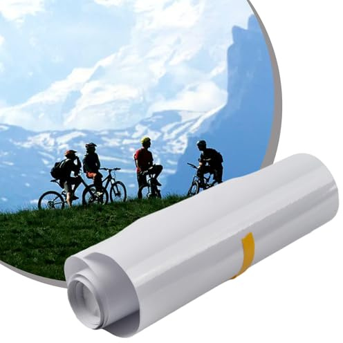 Violiica Nfor - Cinta protectora para cuadro de bicicleta, 15 cm x 100 cm, película impermeable de PVC transparente para montaña, protección de marco de bicicleta contra arañazos y suciedad