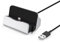 OKCS Dockingstation Ladestation kompatibel für iPhone [inkl. 1m Kabel] Dock für iPhone 14, 13, 12, 11, 11 Pro, 11 Max, XS, XR, XR Max, X,8, 8 Plus, 7, 7 Plus, 6s, 6s Plus, 6, iPod - Silber