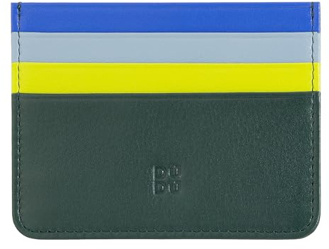 Porta carte di credito colorato in pelle Nappa 6 tasche DUDU