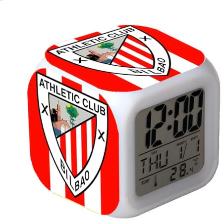 Bilbao Reloj Despertador Alarma con Luz Bilbao