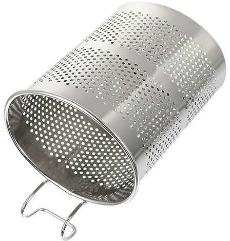 VINTORKY Acier Inoxydable Porte-baguettes et Aération Suspendu avec Crochet | Grosse Capacité, Séchage Rapide, Rangement de Couverts, Finition Argentée, Cuisine Murale et Comptoir